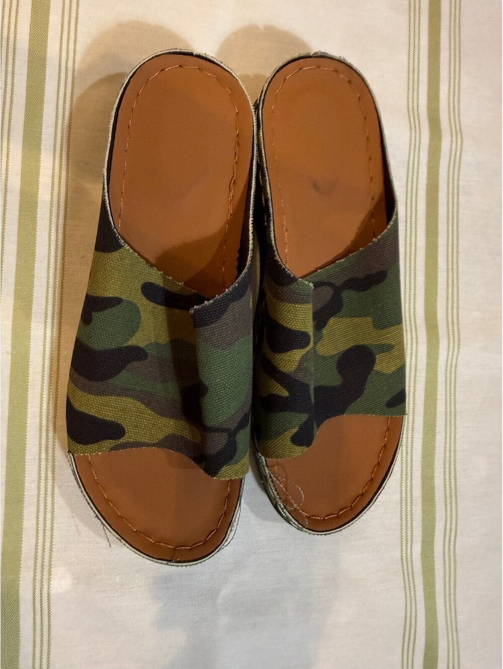 Unisex Camouflage Slide Sandals Size 40